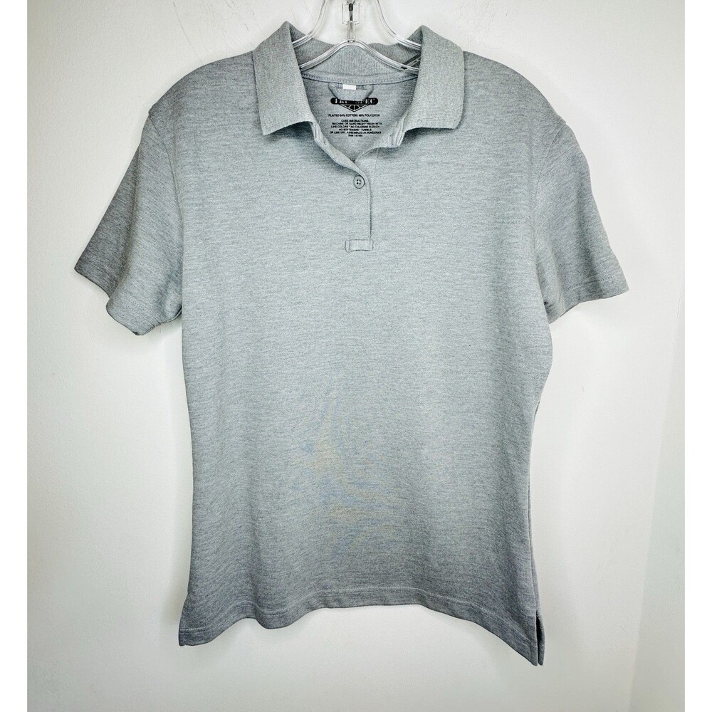 Tru-Spec 24-7 Series Polo Shirt Short-Sleeve Heather Grey Medium 4338003 Cotton
